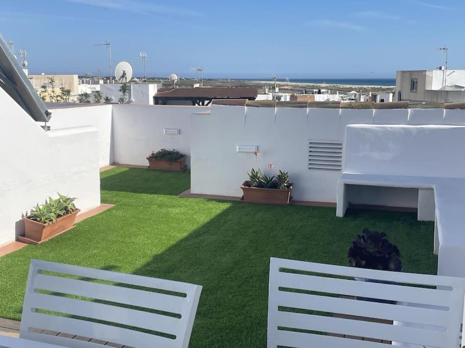 Willa Casa Lola Conil, Azotea Al Mar Y Parking Solo Familias O Parejas Conil De La Frontera Zewnętrze zdjęcie